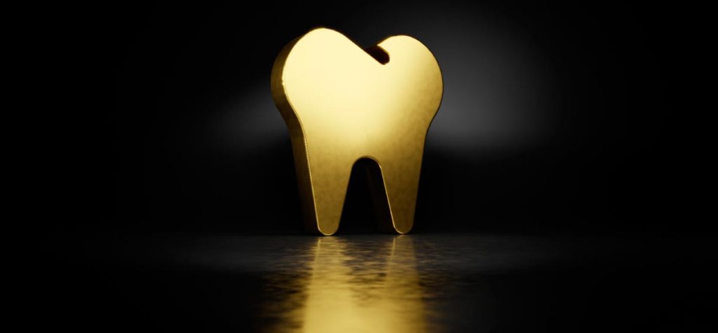 Goldener Zahn - Symbolbild